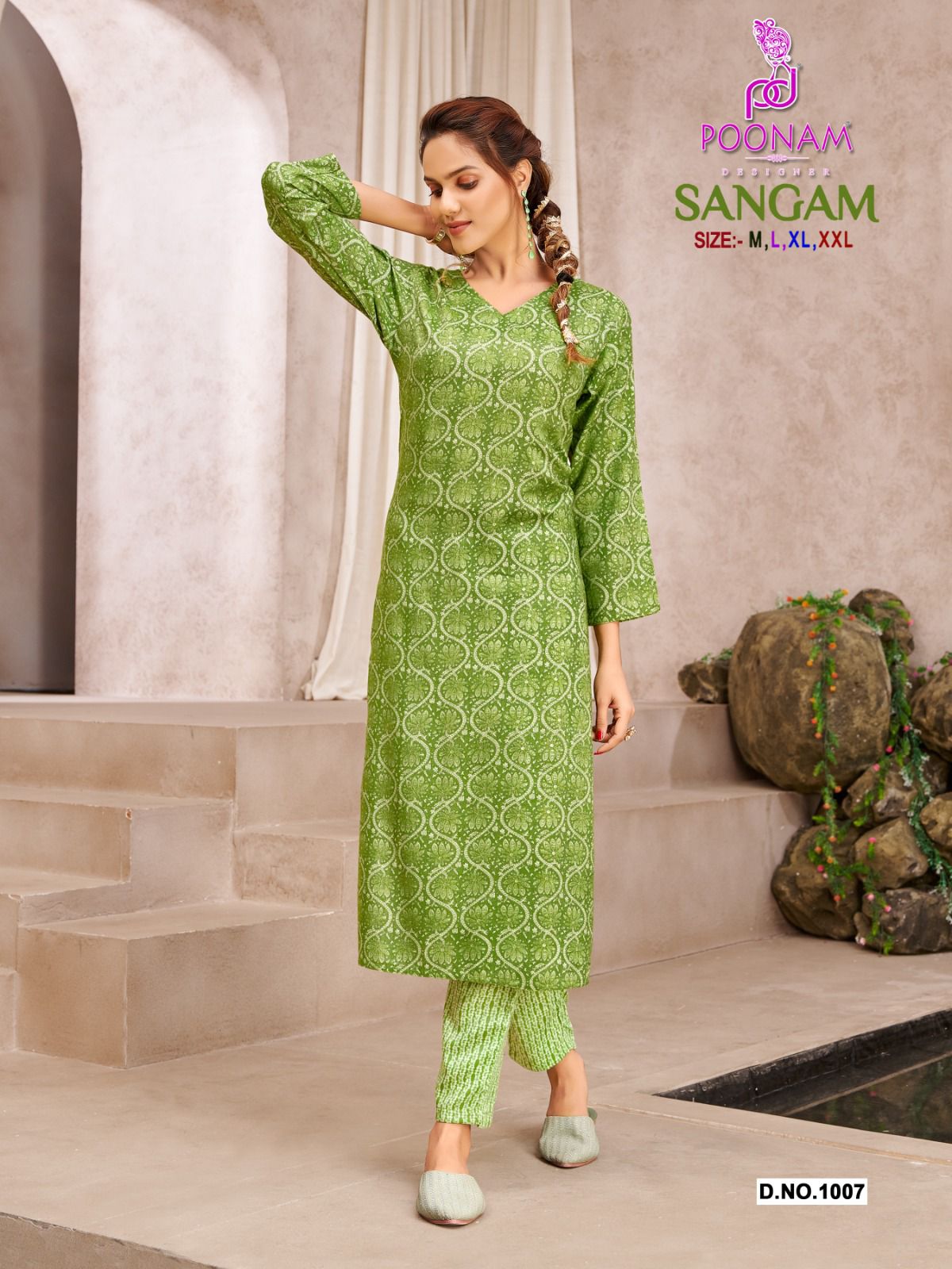 Poonam Sangam Regular Wear Wholesale Kurti With Bottom Catalog